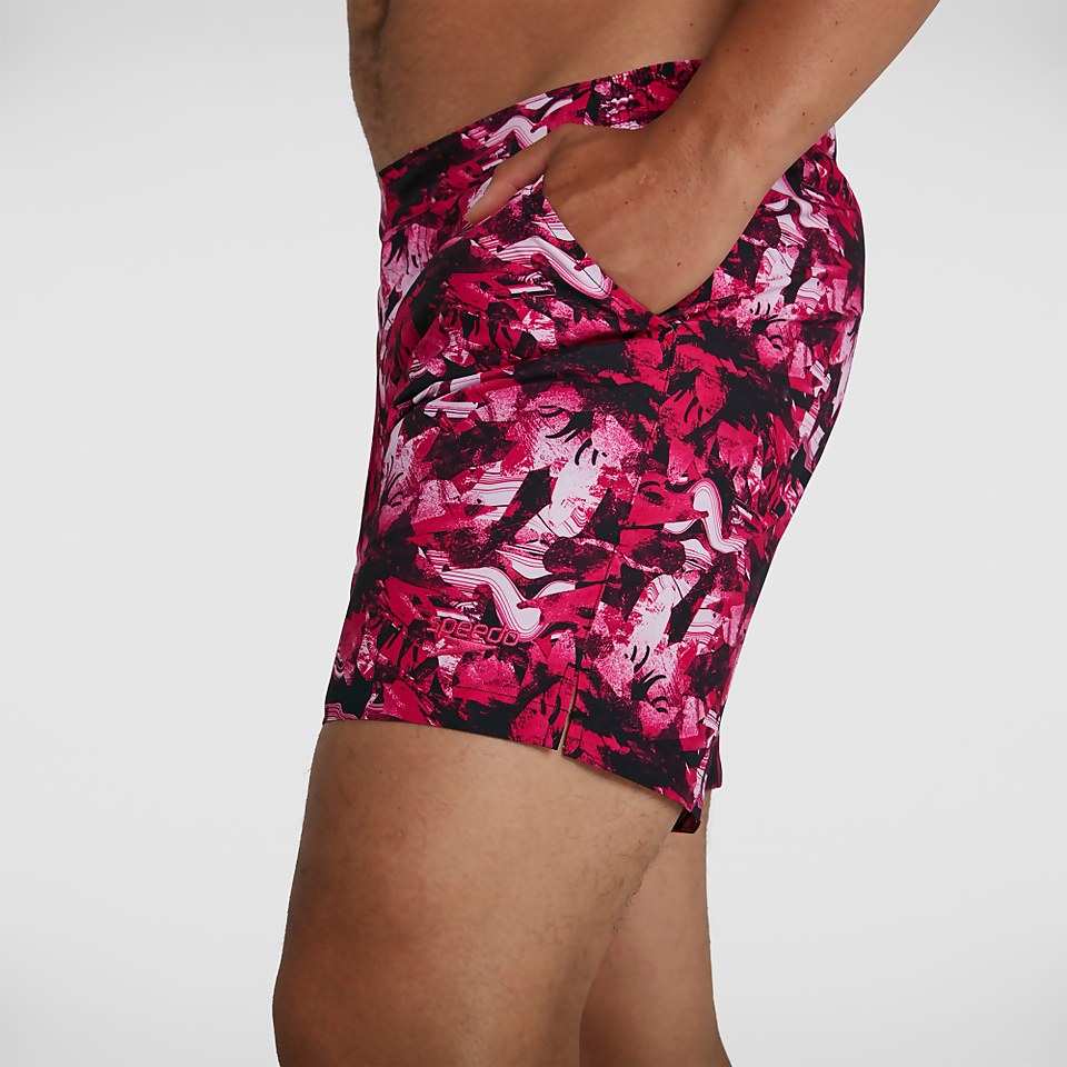 Herren Vintage Paradise 16" Badeshorts in Schwarz