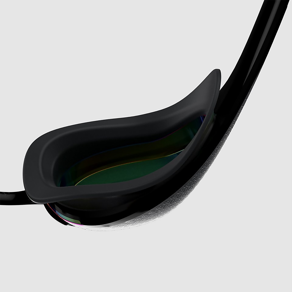 Erwachsene Fastskin Pure Focus Mirror in Schwarz/Gold