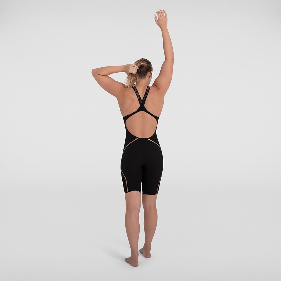 Women's Fastskin LZR Pure Intent Openback Kneeskin Black