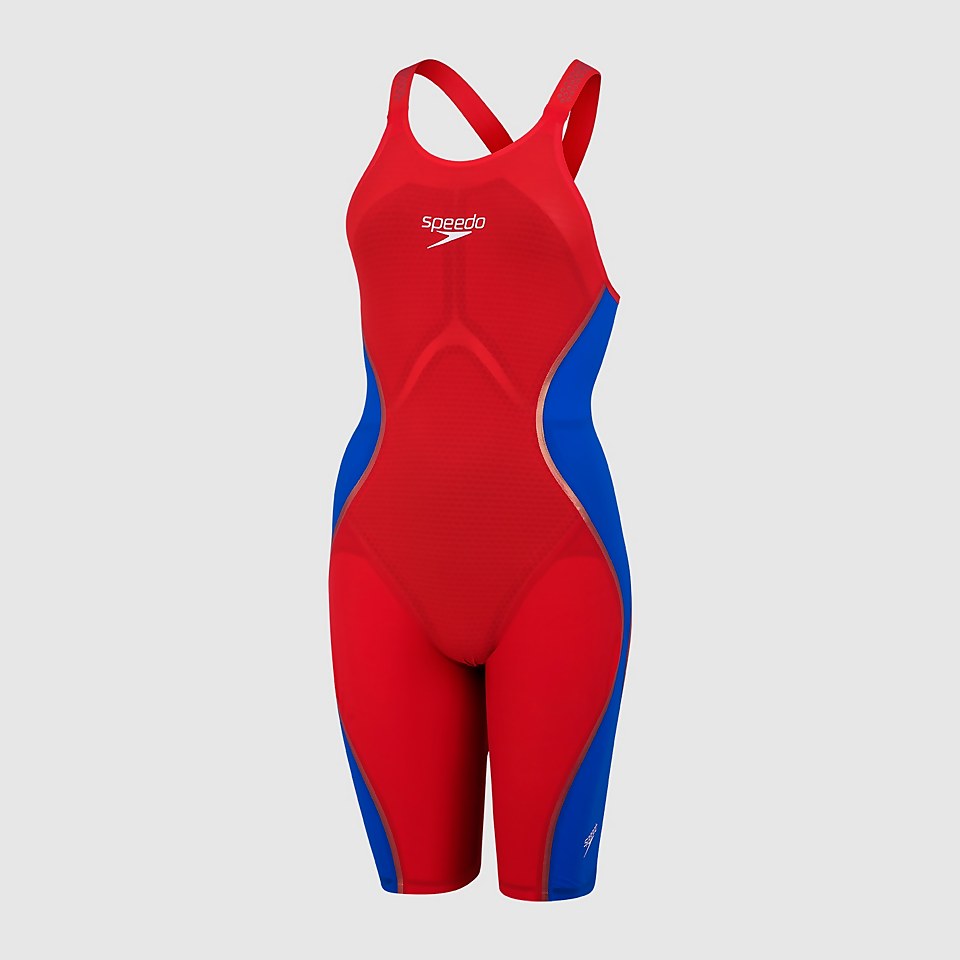 Combinaison Femme Fastskin LZR Pure Intent Dos ouvert Orange