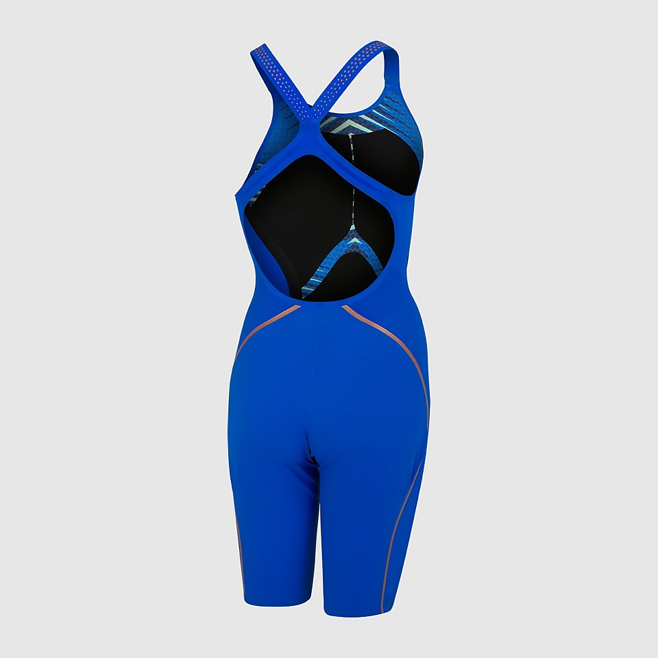 Combinaison Femme Fastskin LZR Pure Intent Dos ouvert Bleue