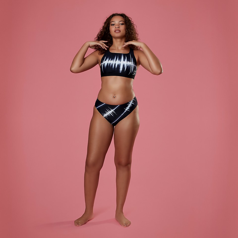 House of Holland Soundwave Bikini Black