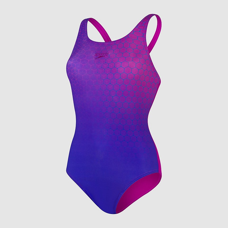 Women's Placement Medalist Swimsuit Violet