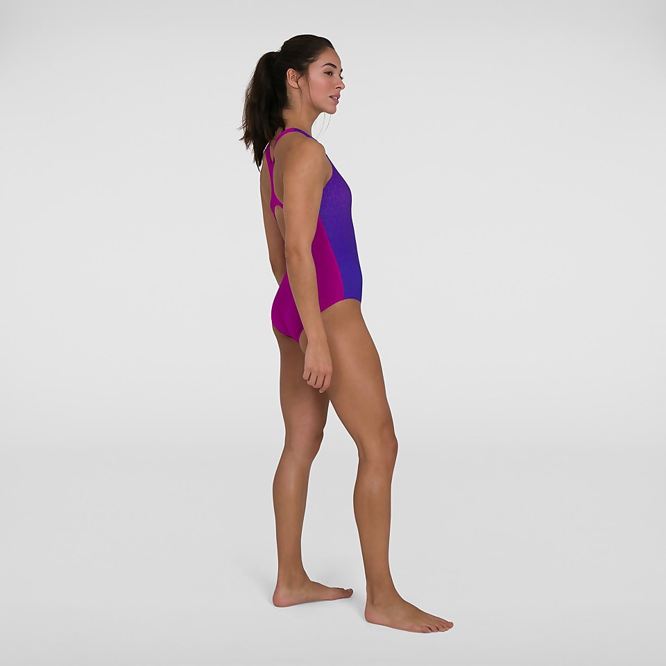 Women's Placement Medalist Swimsuit Violet