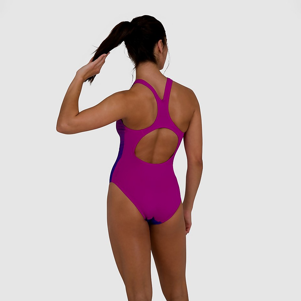 Women's Placement Medalist Swimsuit Violet