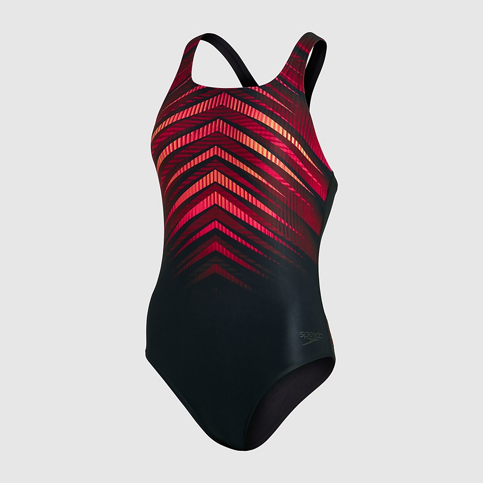 Women's Digital Placement Medalist Swimsuit Black