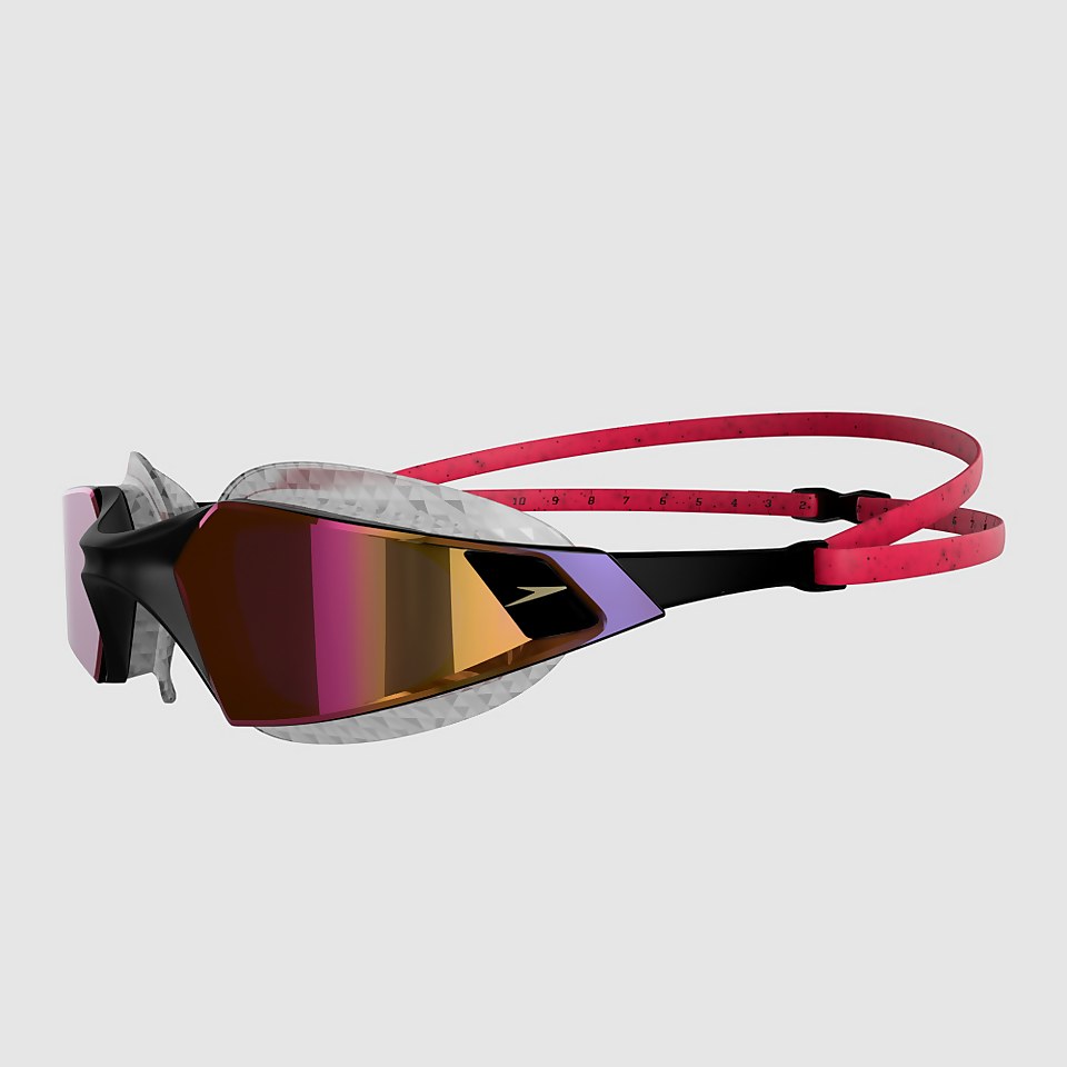 Aquapulse Pro Mirror Goggles Red