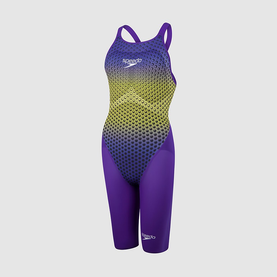 Women's Fastskin LZR Pure Valor Openback Kneeskin Violet