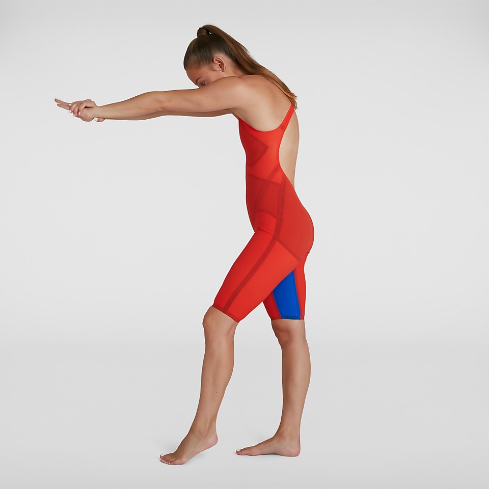 Women's Fastskin LZR Pure Valor Openback Kneeskin Orange