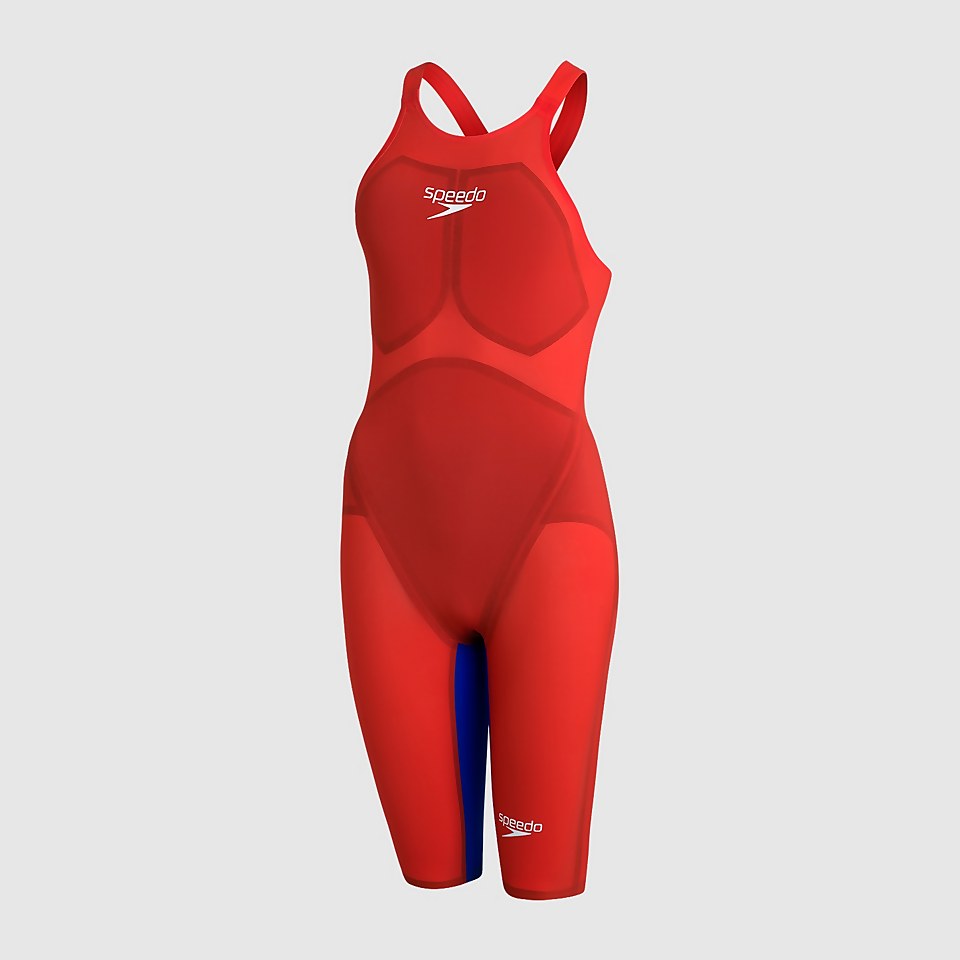 Women's Fastskin LZR Pure Valor Openback Kneeskin Orange