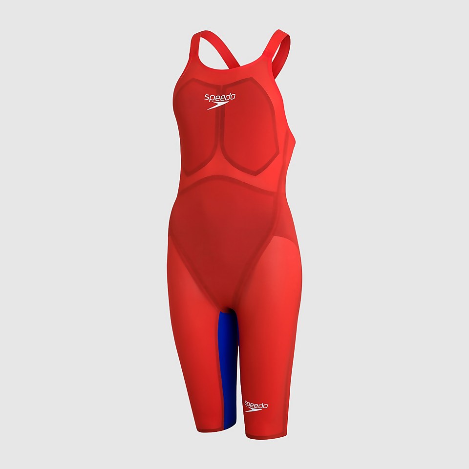 Combinaison Femme Fastskin LZR Pure Valor Dos fermé Orange