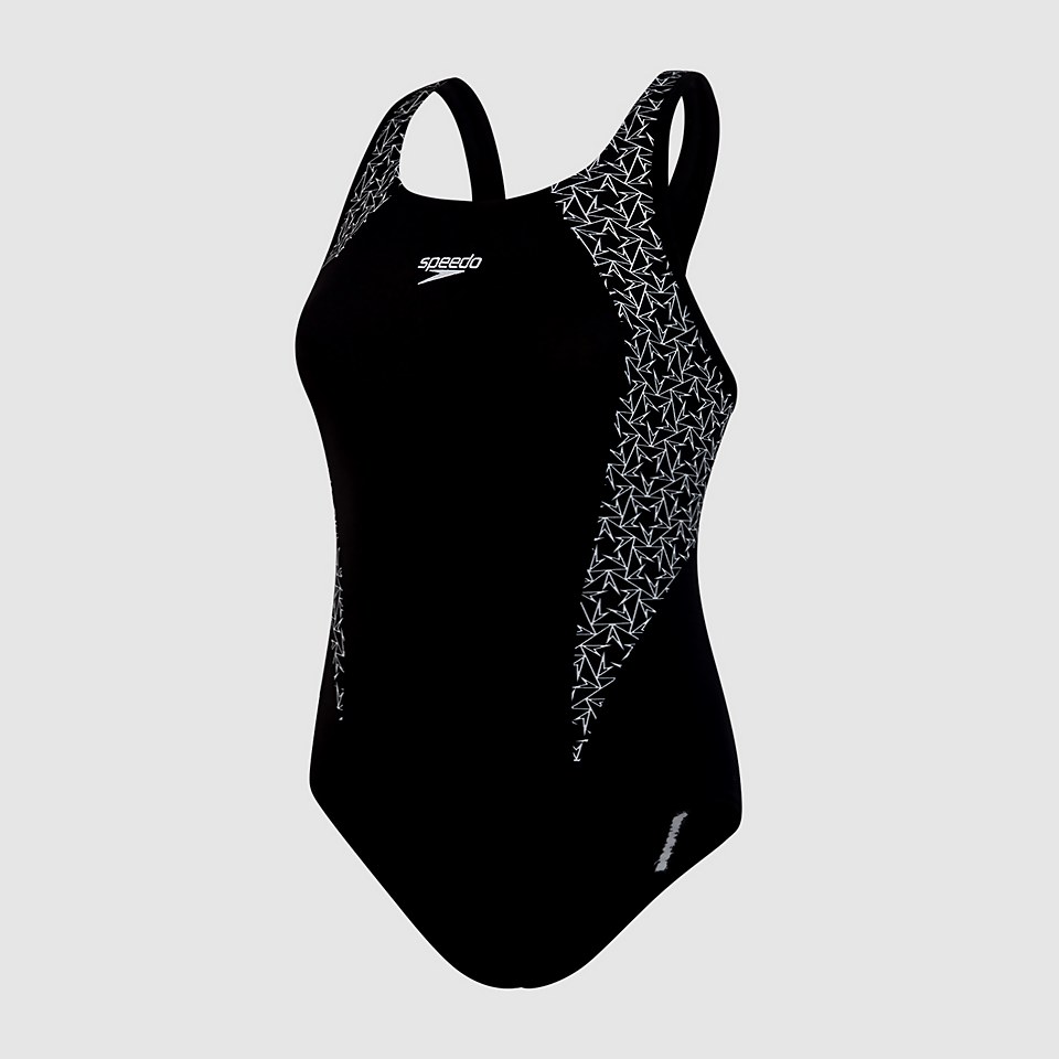 Boomstar Splice Flyback Swimsuit Black