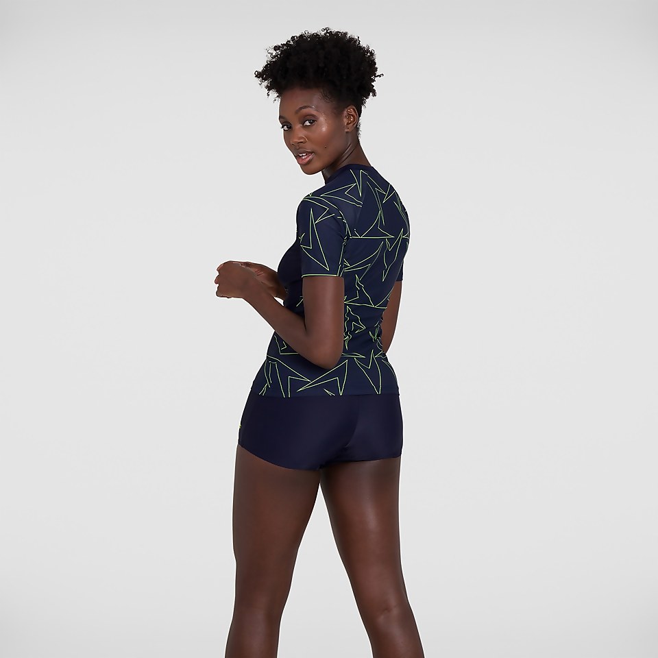 Boomstar Allover Short Sleeve Rash Top