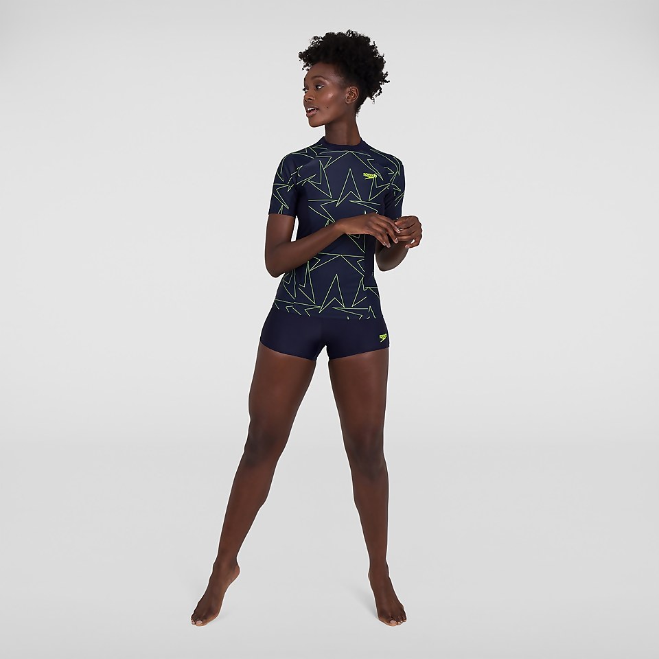 Boomstar Allover Short Sleeve Rash Top