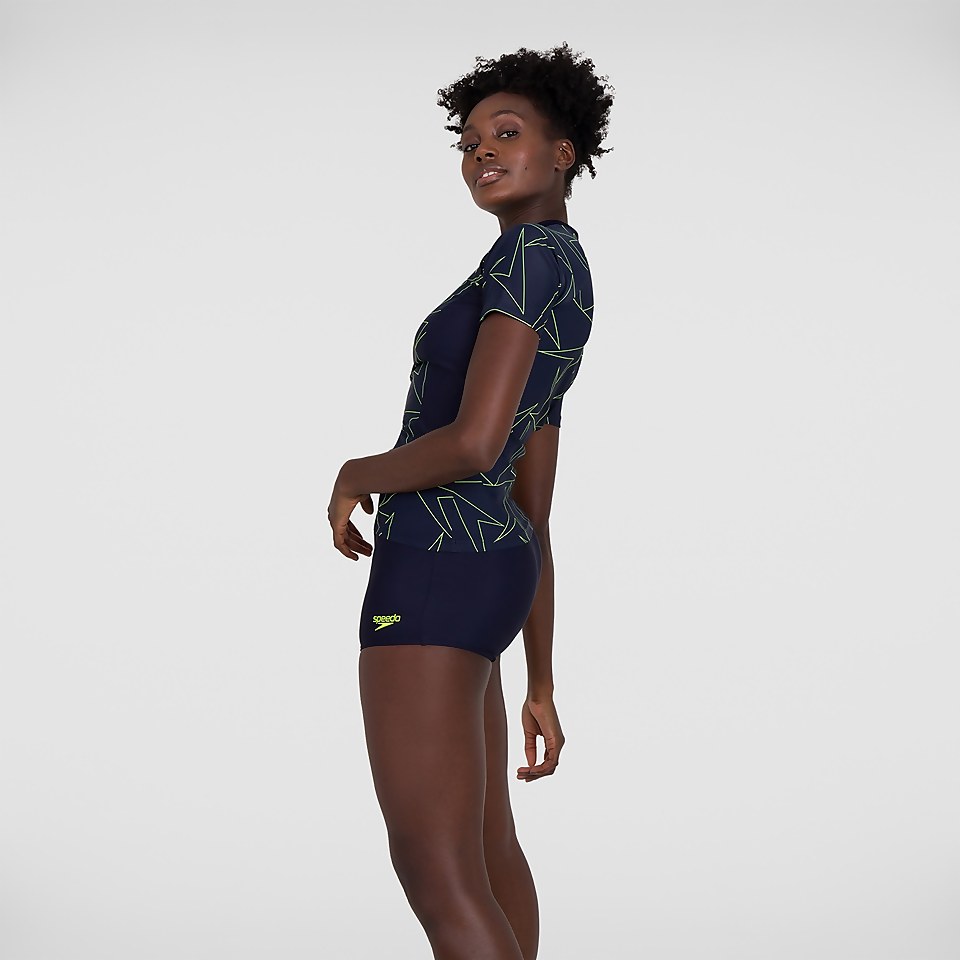 Boomstar Allover Short Sleeve Rash Top