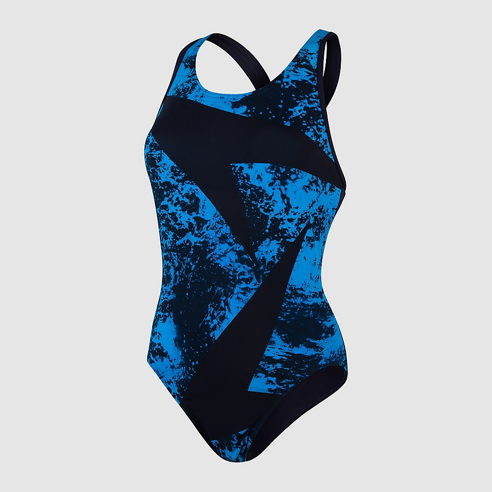 Women's Boomstar Placement Flyback Swimsuit Navy