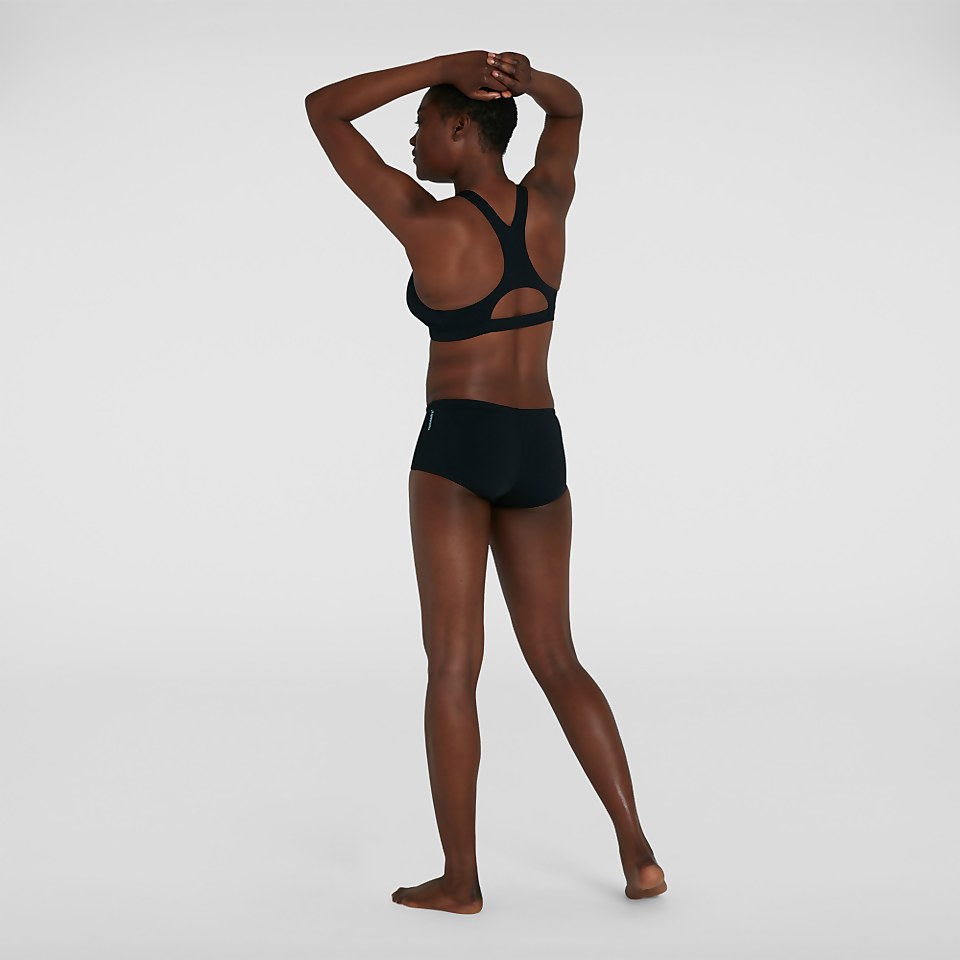 Damen Boom Logo Placement Bikini in Schwarz