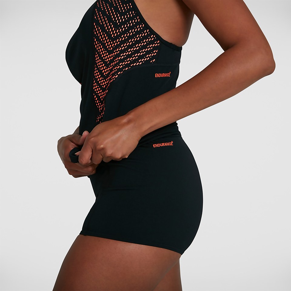 Tankini Femme Placement Dos nageur noir