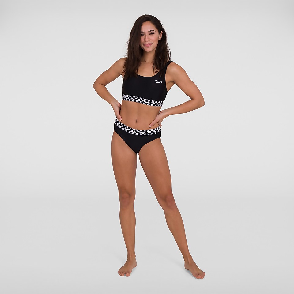 Maillot de bain Solid U-Back 2 Pièce