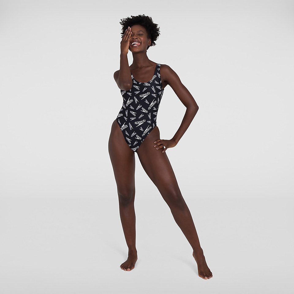 Maillot de bain Allover Deep U-Back 1 Pièce