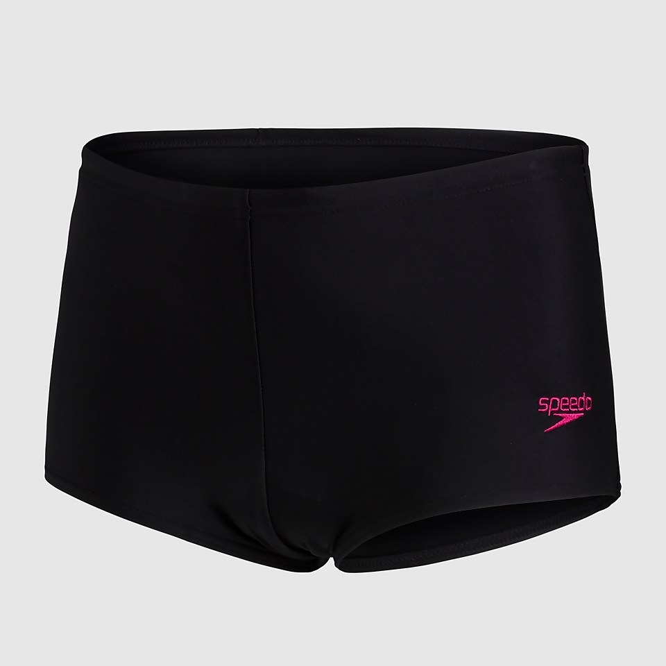 Girls' Boom Logo Allover Tankini Black