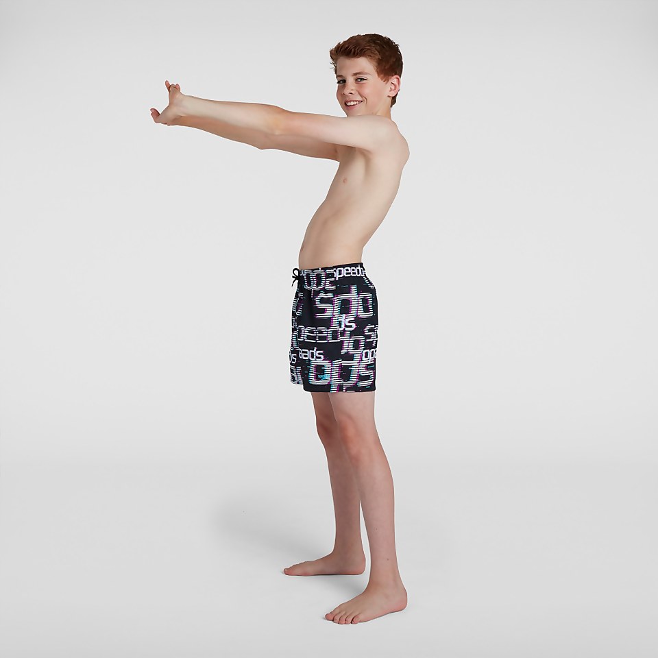 Short de bain Homme Imprimé 13 pouces Noir