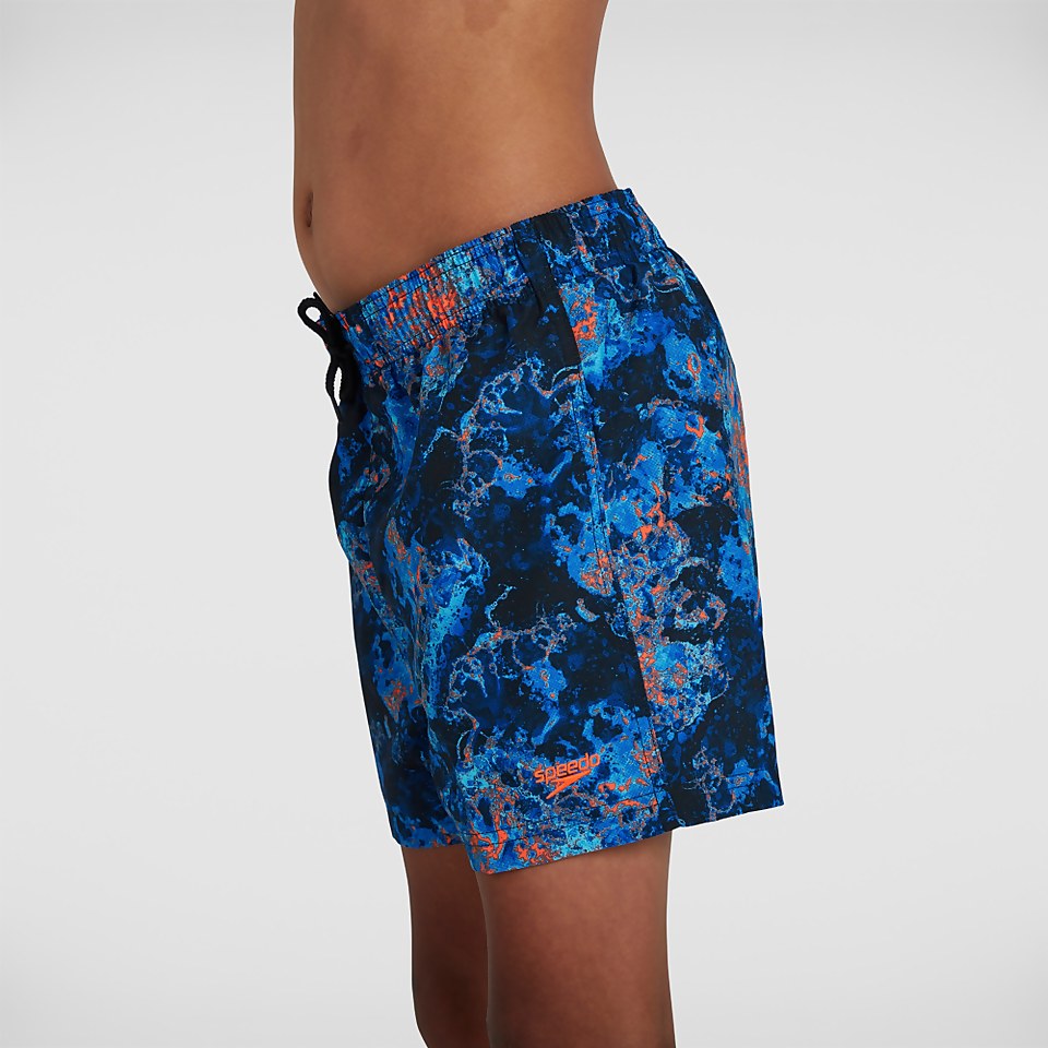 Boys' Printed 13" Watershort Black