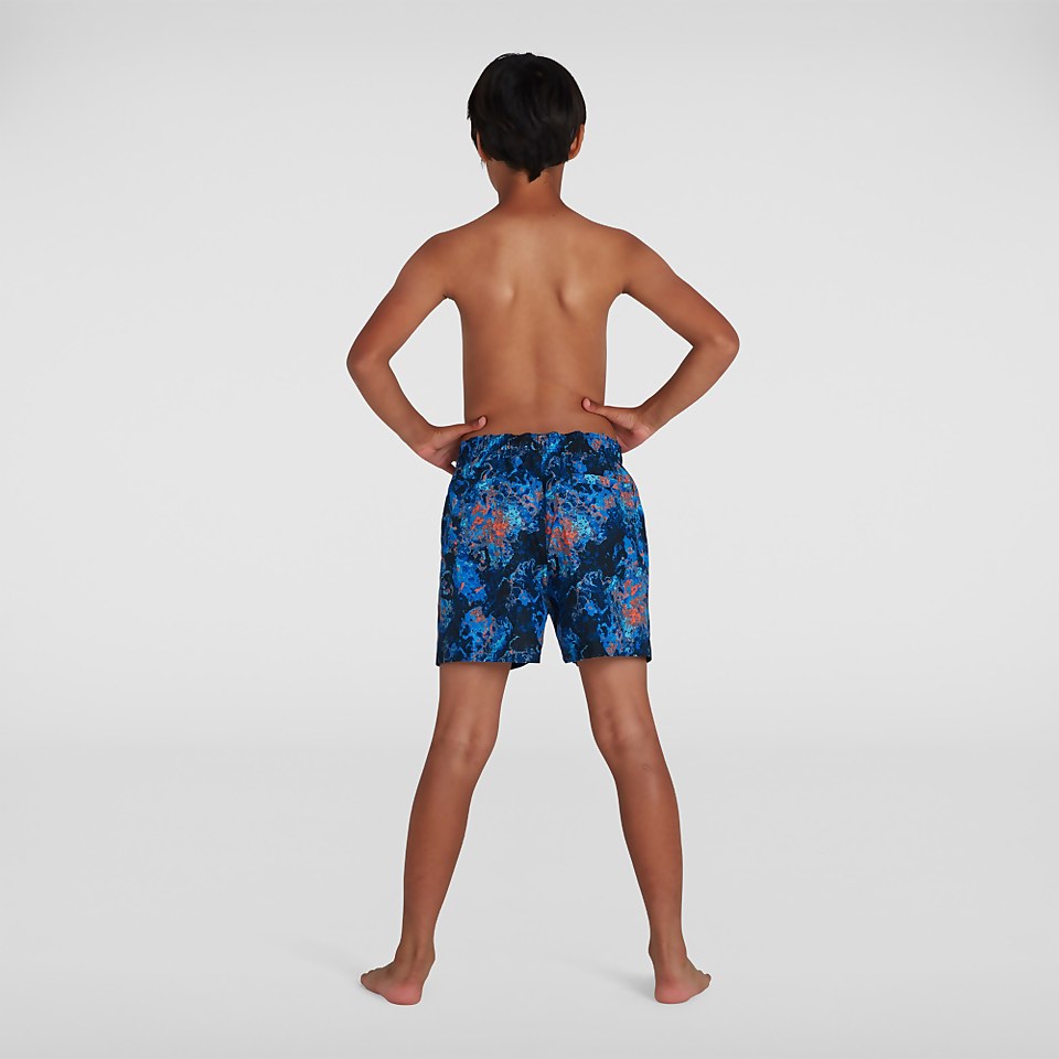 Boys' Printed 13" Watershort Black