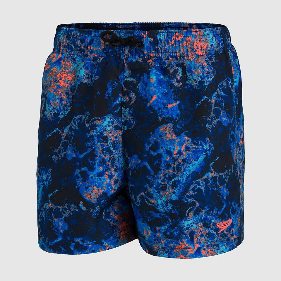 Boys' Printed 13" Watershort Black