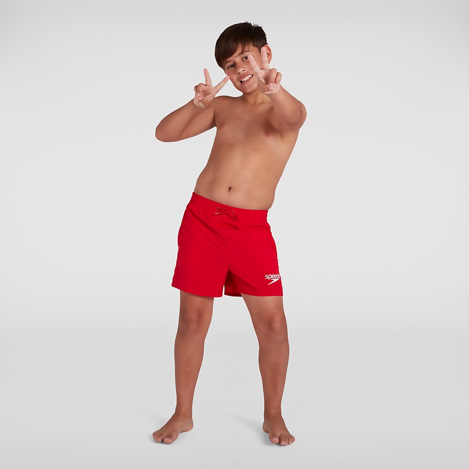 Junior Essential 13" Swim Short Red