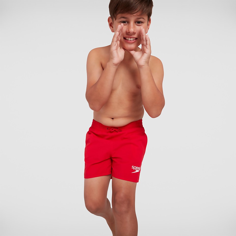 Junior Essential 13" Swim Short Red
