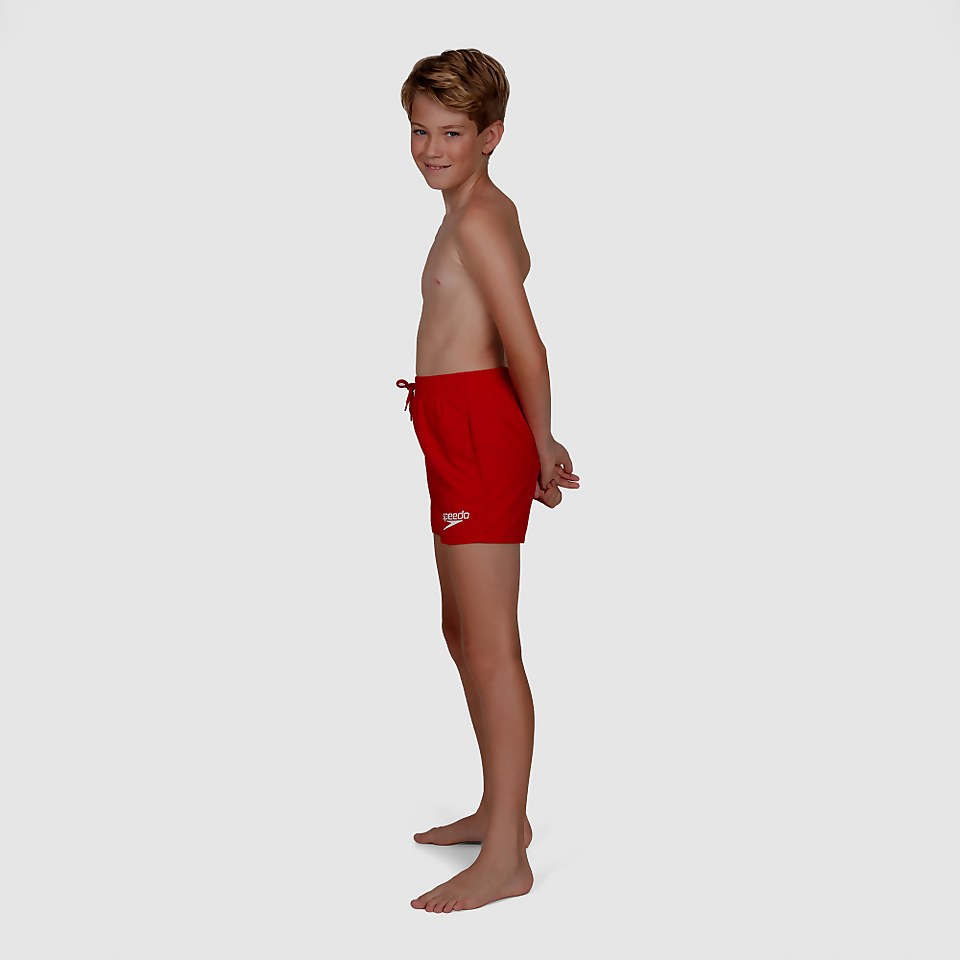 Jungen Essential 13" Badeshorts Rot