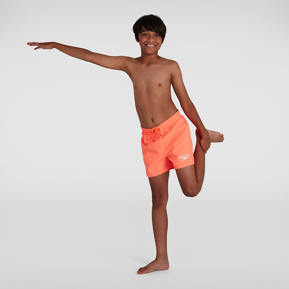 Jungen Essential 13" Badeshorts in Orange