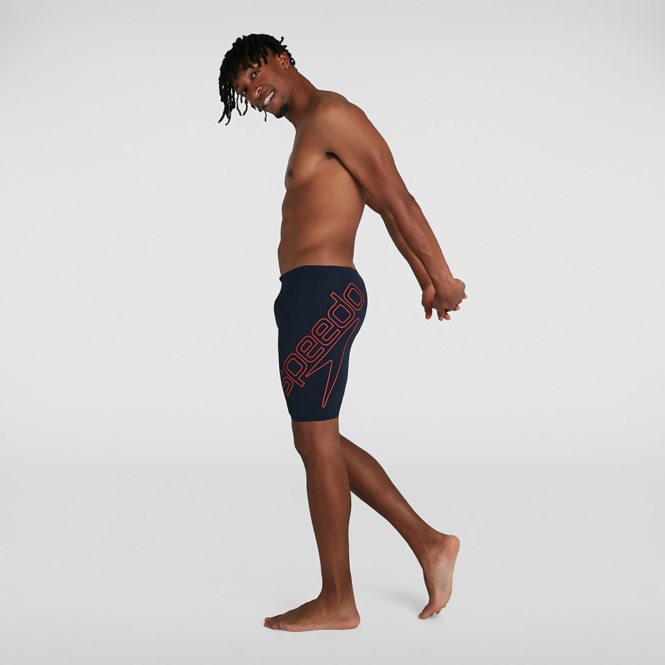 Men's Boom Logo Placement Jammer Navy