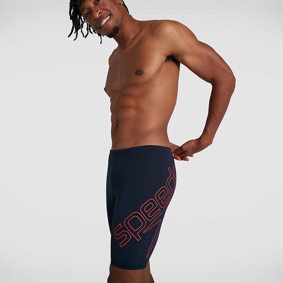 Men's Boom Logo Placement Jammer Navy