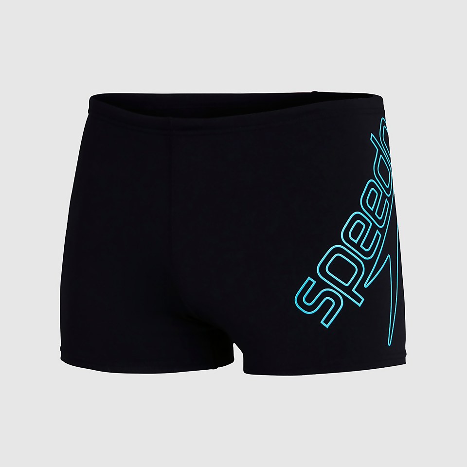Boxer de bain Homme Boom Logo Placement Noir