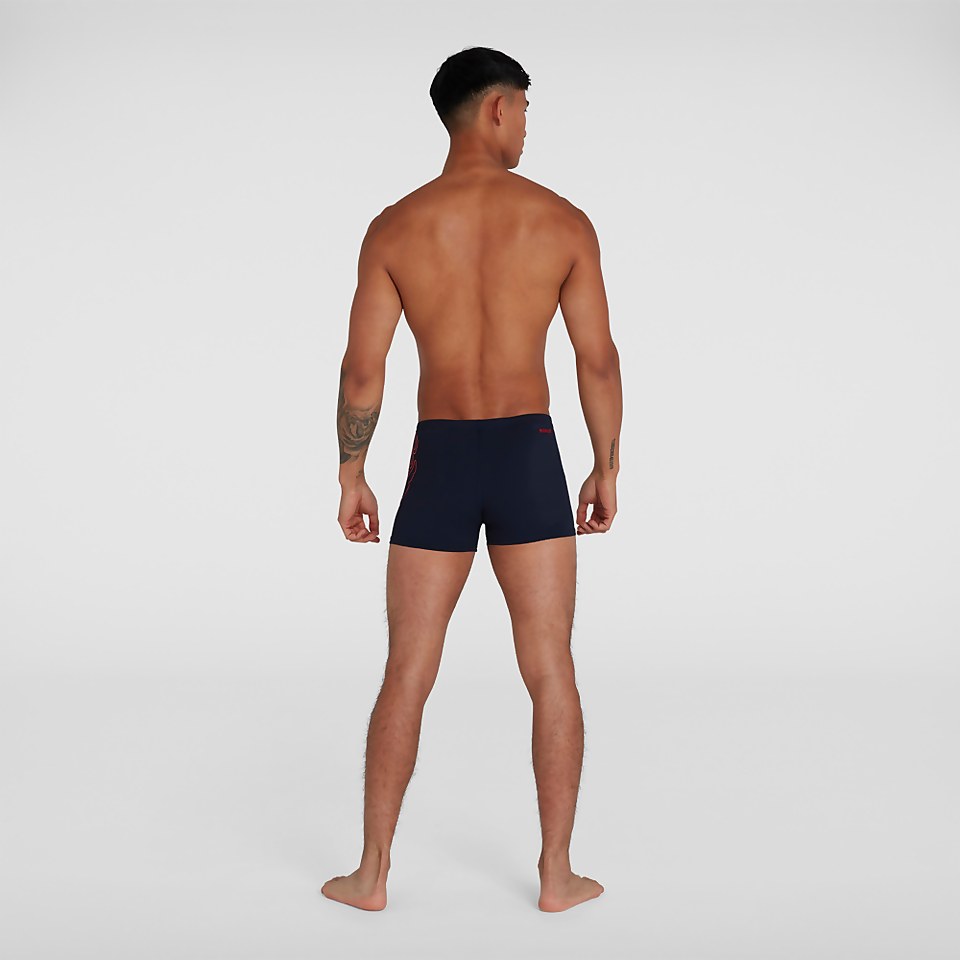 Boxer de bain Homme Boom Logo Placement Bleu marine