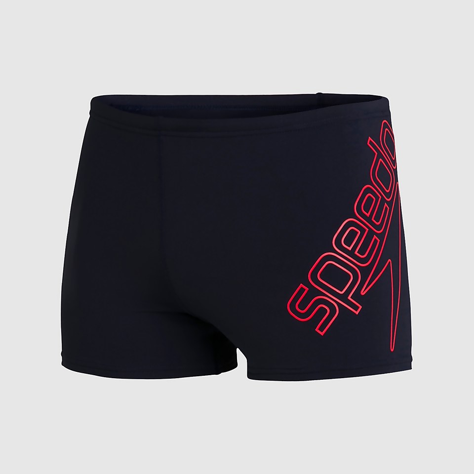 Boxer de bain Homme Boom Logo Placement Bleu marine
