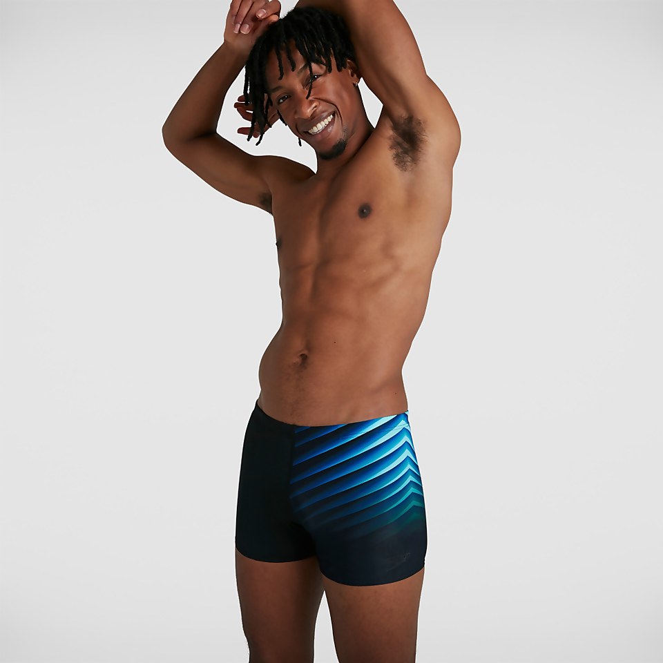 Herren Placement Aquashorts in Schwarz
