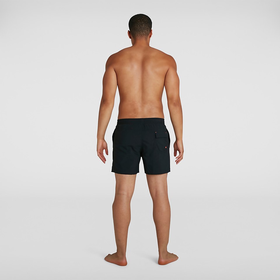 Herren Boom Logo 16" Badeshorts in Schwarz