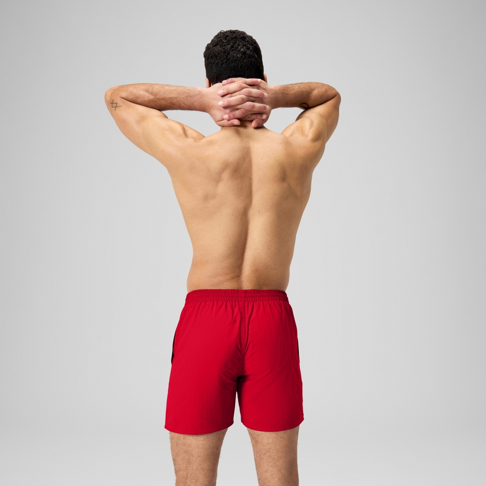 Men's Essentials 16" Swim Short Red