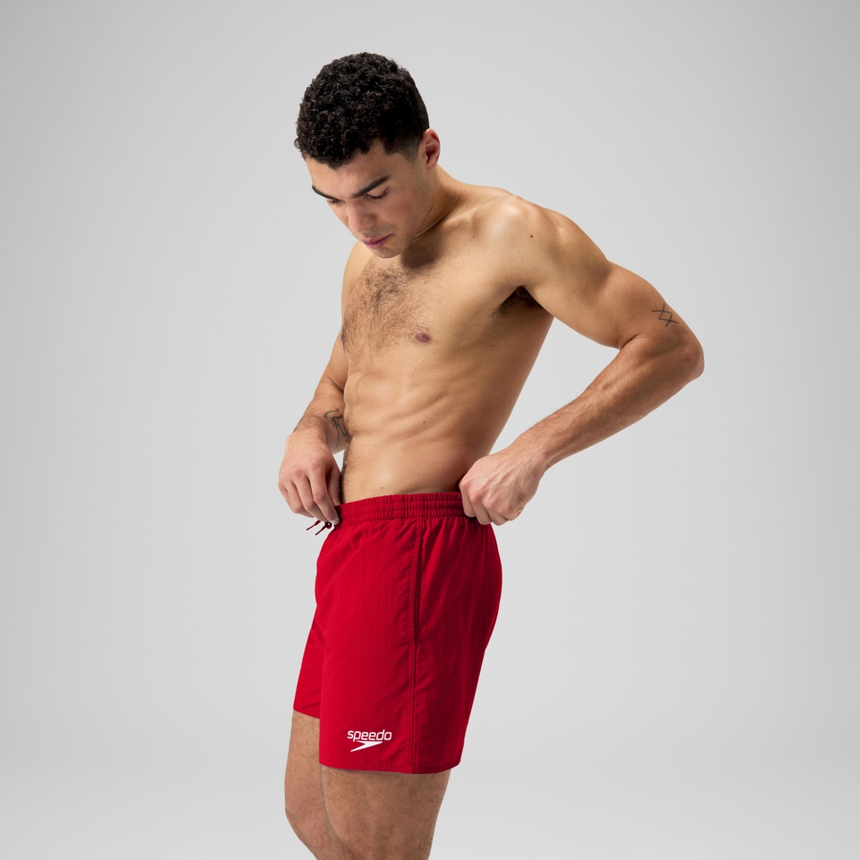 Men's Essentials 16" Swim Short Red