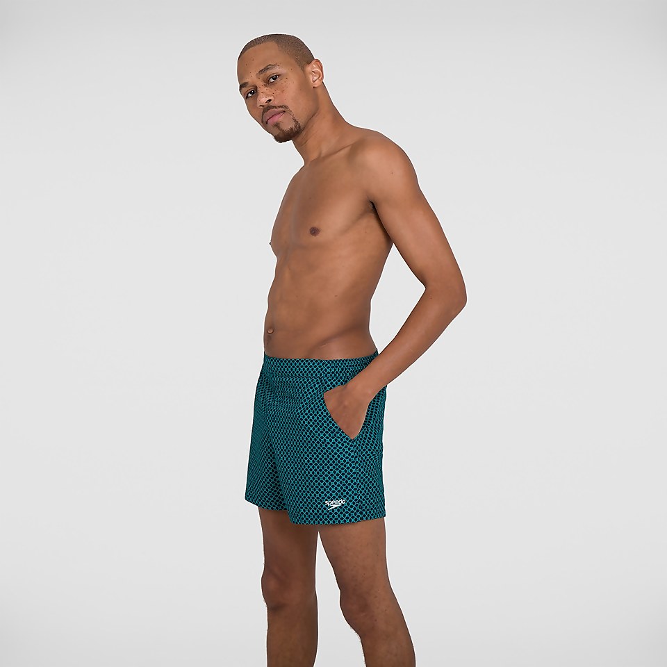Men's Vintage Leisure 14" Swim Shorts Black