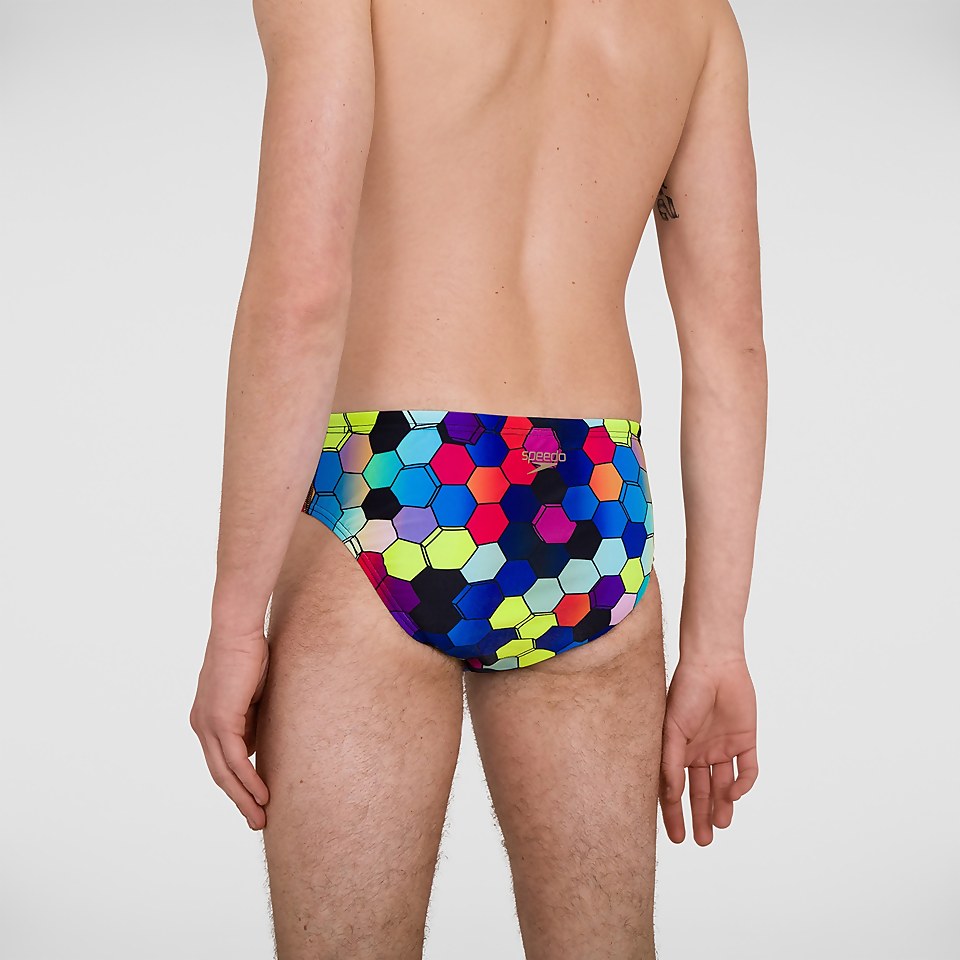 Men's 8cm Allover Brief Yellow