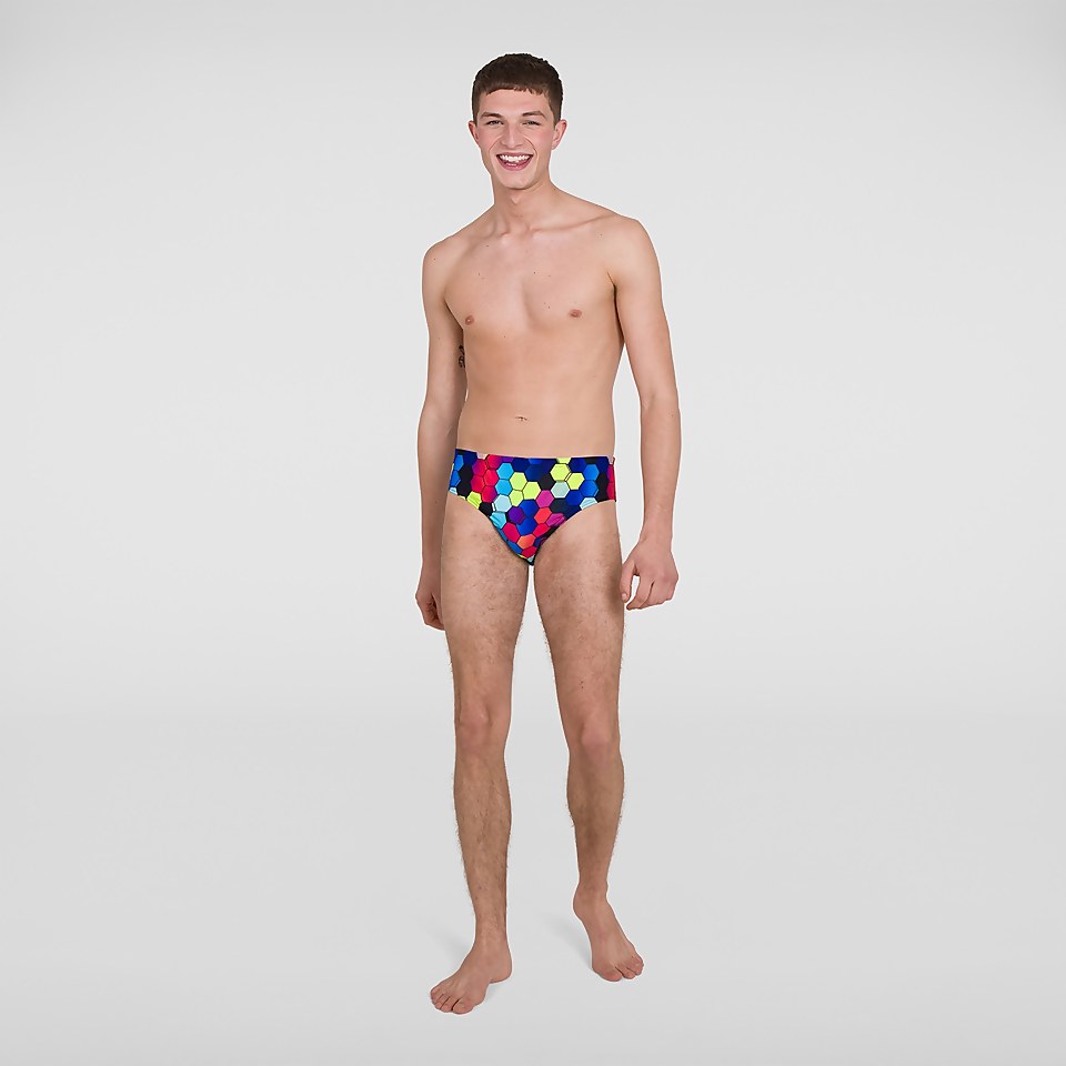 Men's 8cm Allover Brief Yellow