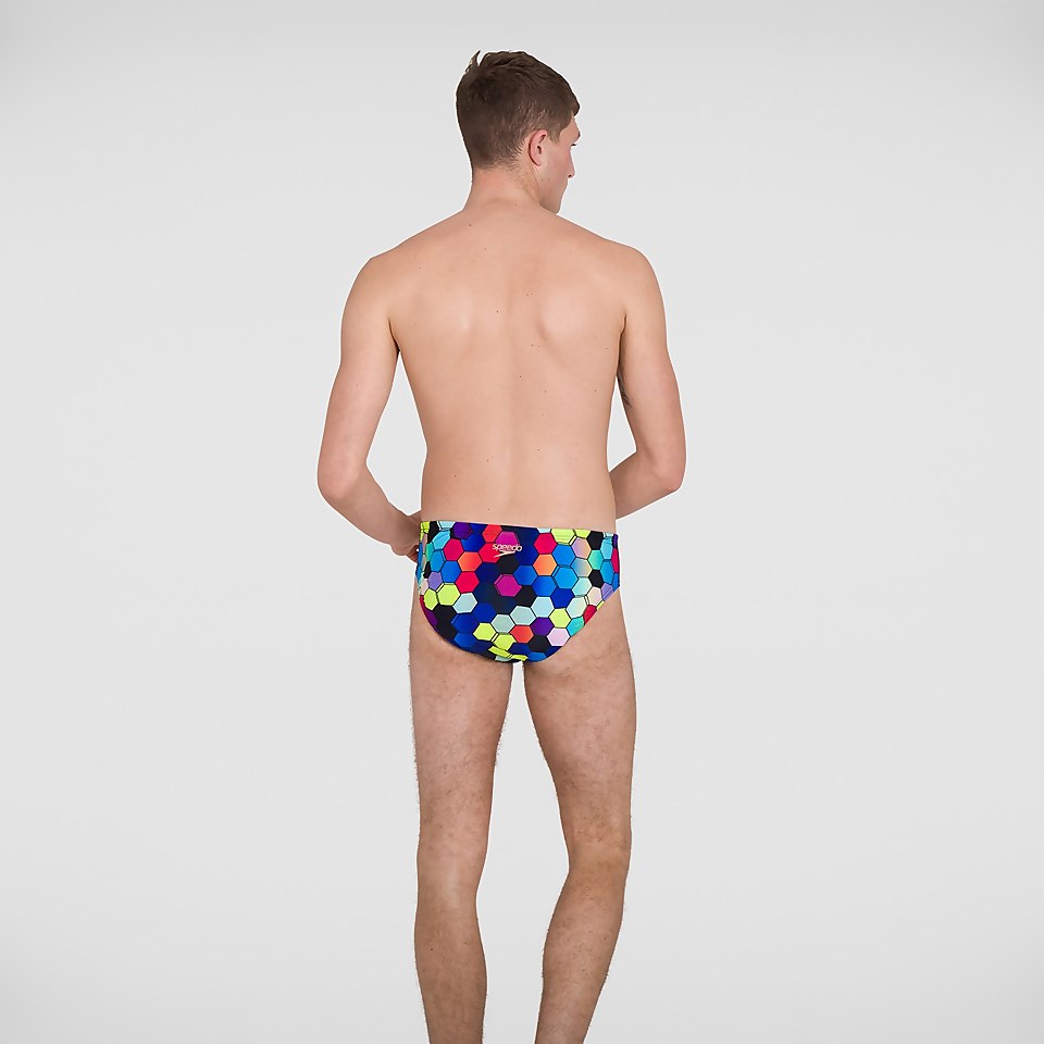 Men's 8cm Allover Brief Yellow