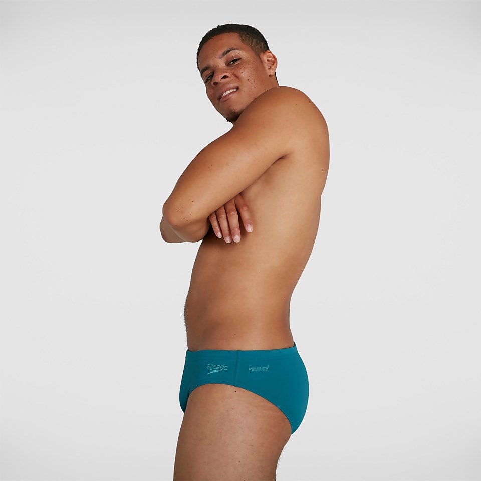 Herren Essential Endurance+ 7 cm Badehose in Grün