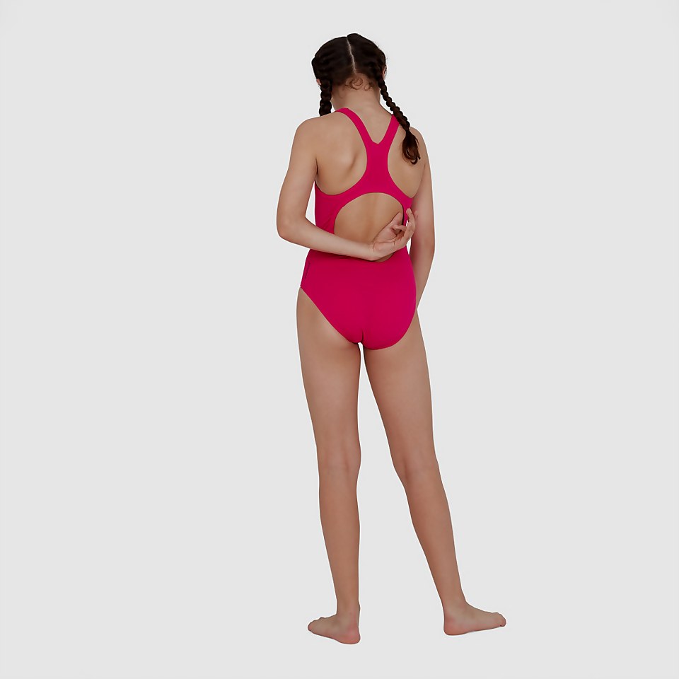 Mädchen Essential Endurance+ Medalist Badeanzug Pink