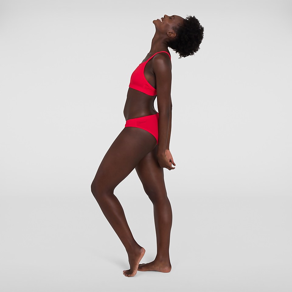 Damen Essential Endurance+ Thinstrap Bikini Rot