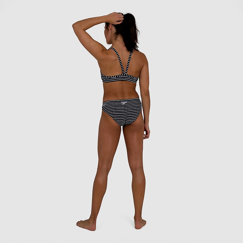 Women's Endurance+ Printed Thinstrap Bikini Navy